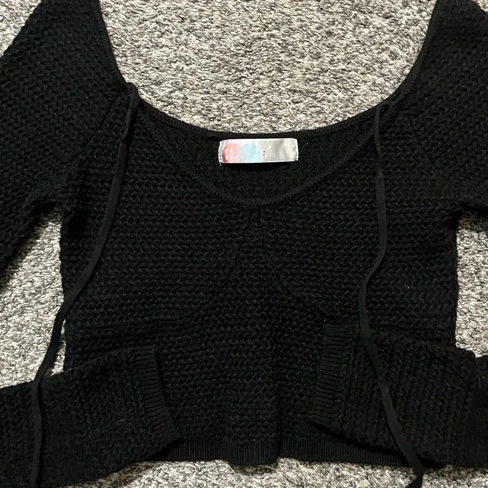 Free People Beach Sweater - Black